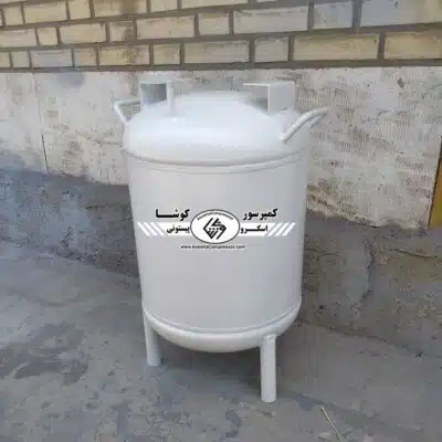 مخزن پمپ باد 50 لیتری سایلنتی عمودی