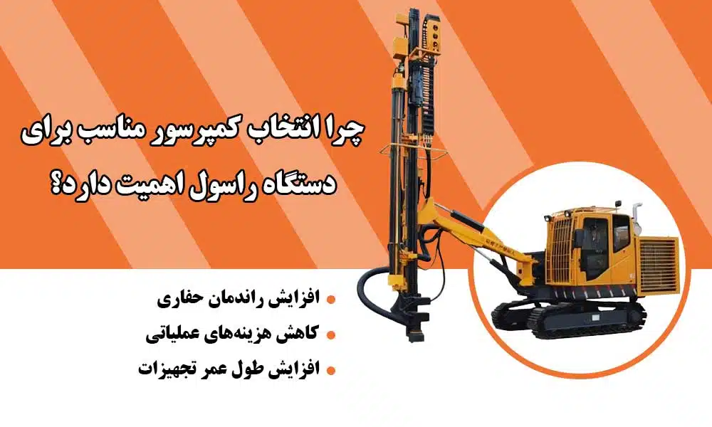 کمپرسور اسکرو مناسب دستگاه حفاری راسول