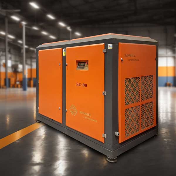 کمپرسور اسکرو کوپل مستقیم VSD دور متغیر 90 کیلووات