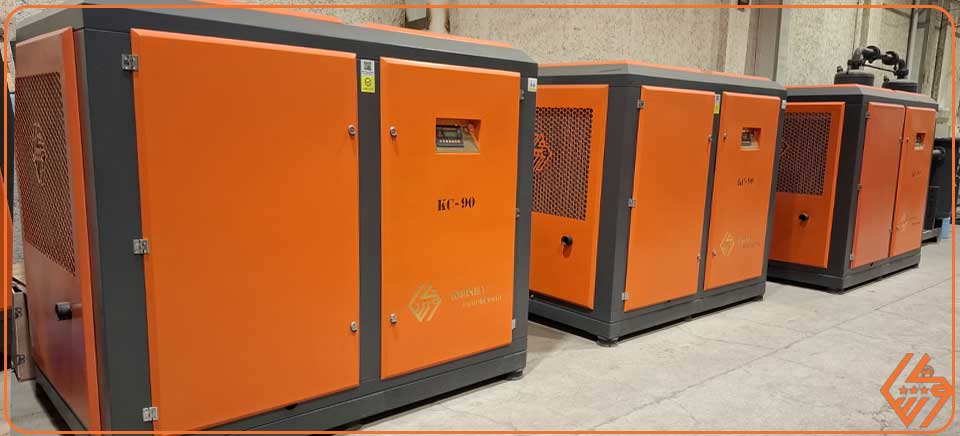 نصب کمپرسور اسکرو وت بلاست