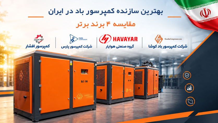 بهترین سازنده کمپرسور باد در ایران